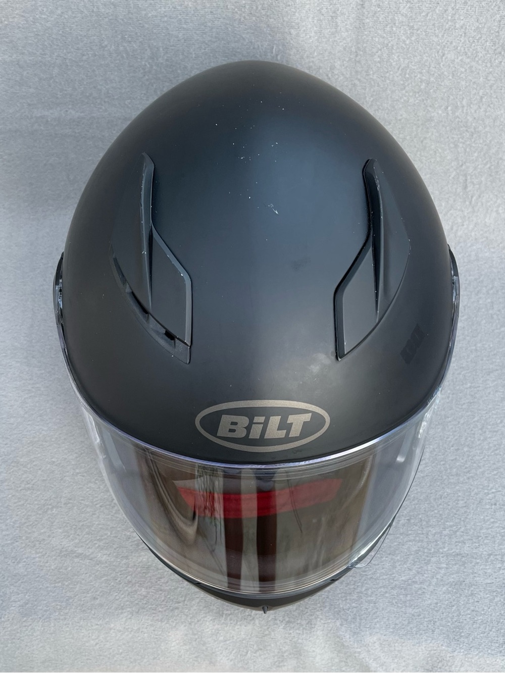 BILT Techno 2.0 Matte Black Full-Face Motorcycle Helmet with Visor - Picture 4 of 16